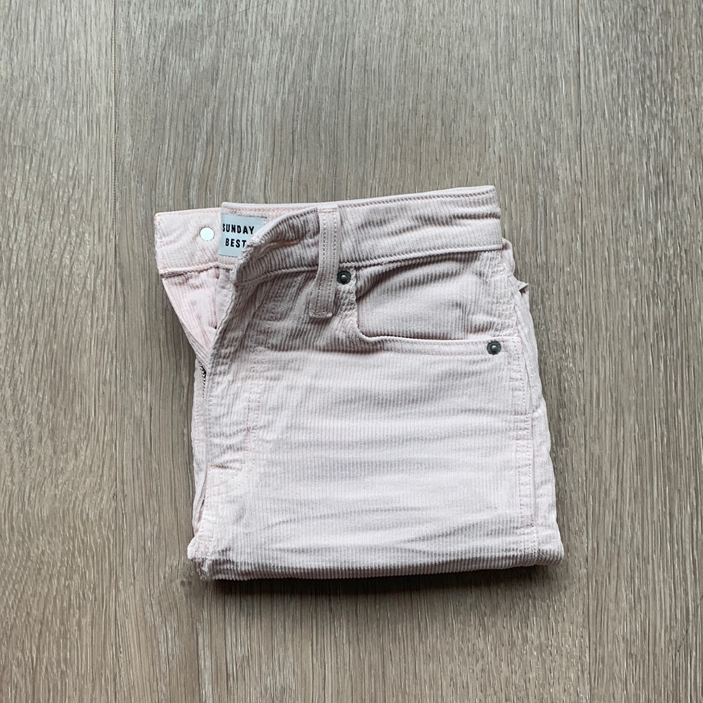 Aritzia corduroy high waist jeans